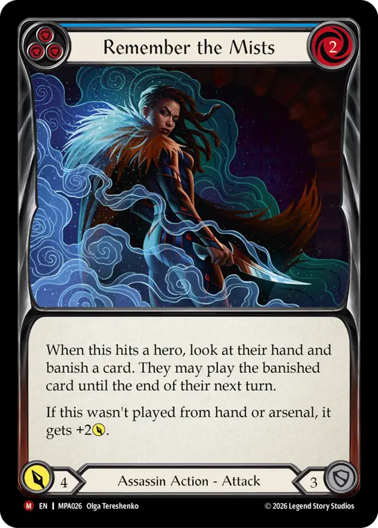 Remember the Mists card image, pitch 3