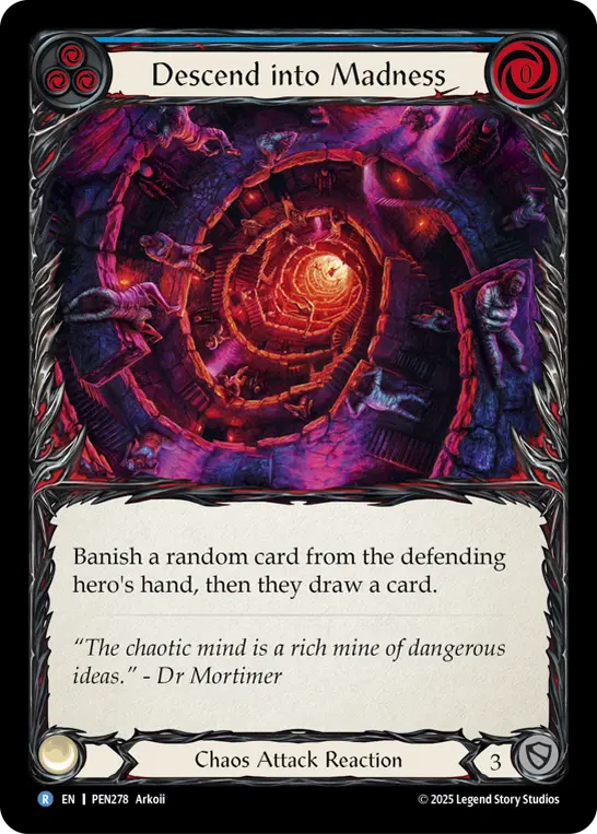 Descend into Madness card image, pitch 3