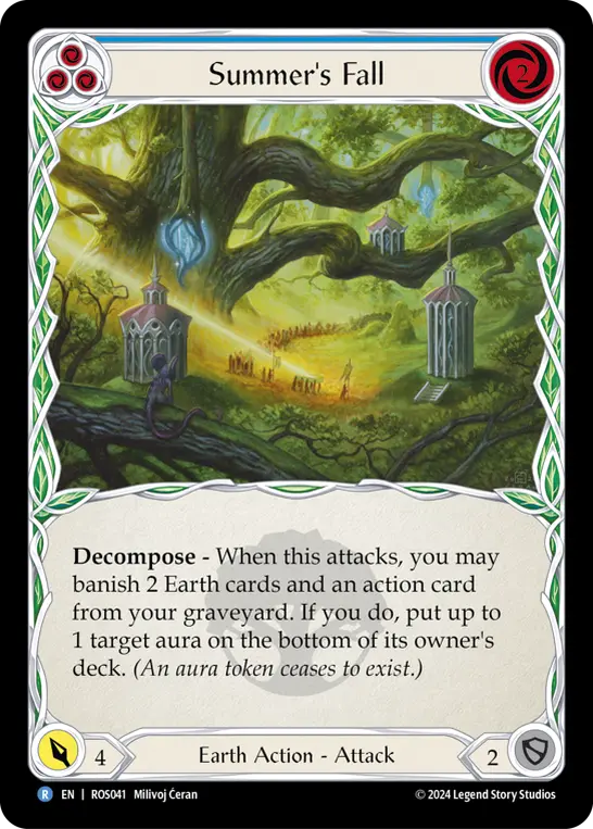 Summer's Fall card image, pitch 3