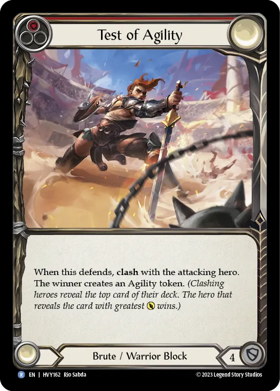Test of Agility card image, pitch 1