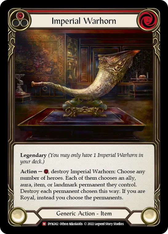 Imperial Warhorn card image, pitch 1