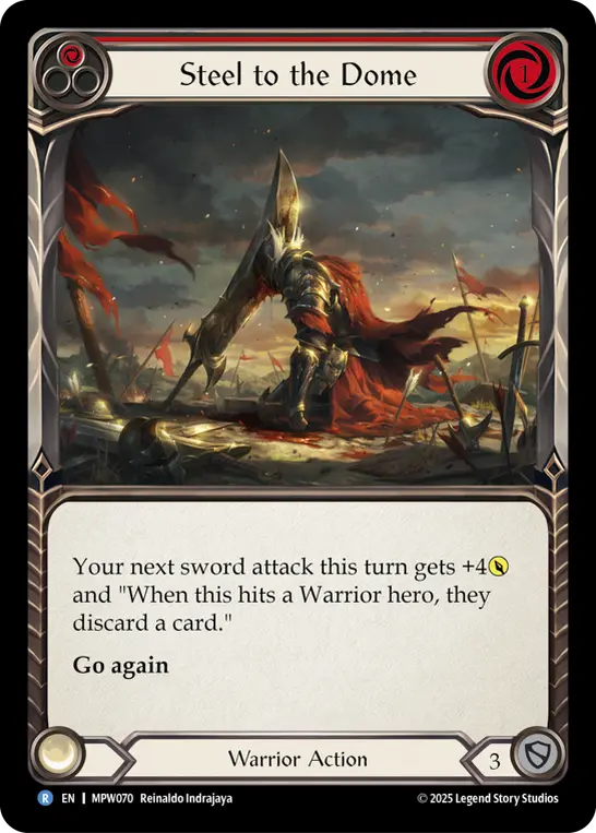 Steel to the Dome card image, pitch 1