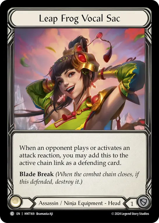 Leap Frog Vocal Sac card image