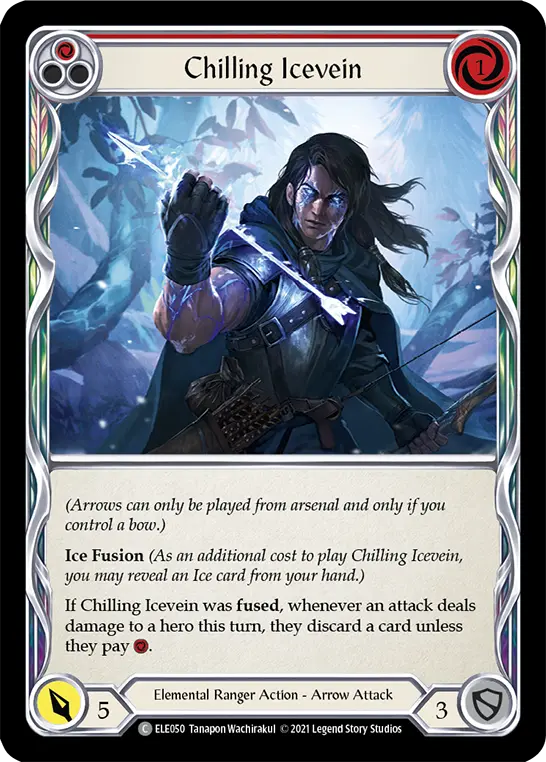 Chilling Icevein card image, pitch 1