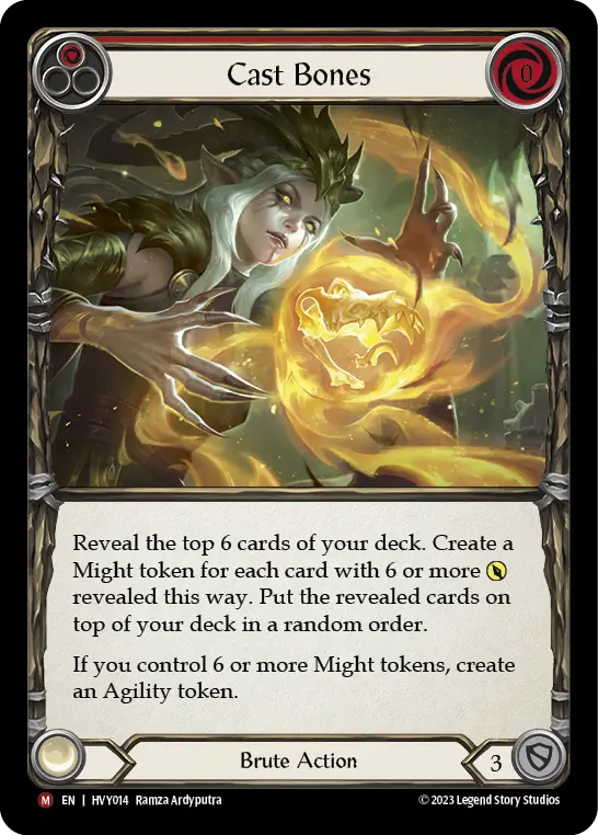 Cast Bones card image, pitch 1