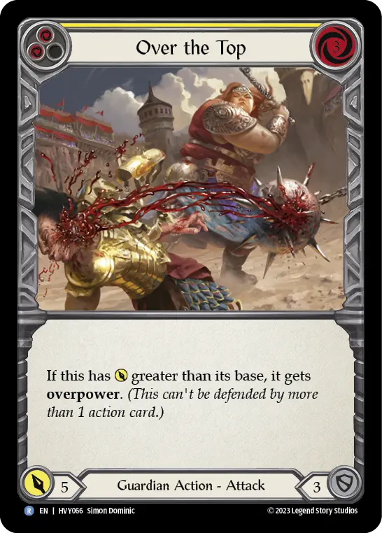 Over the Top card image, pitch 2