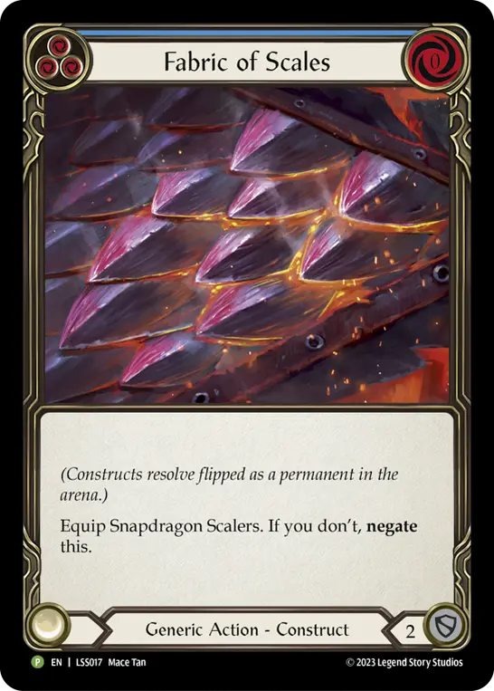 Fabric of Scales card image, pitch 3