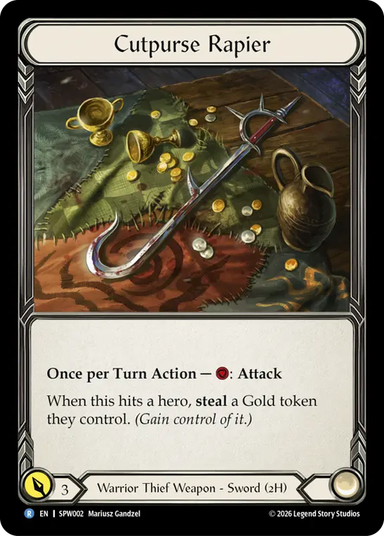 Cutpurse Rapier card image