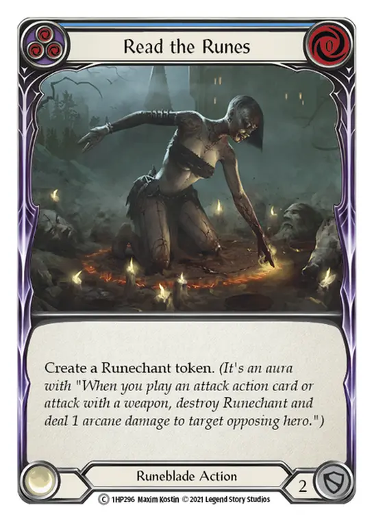 Read the Runes card image, pitch 3