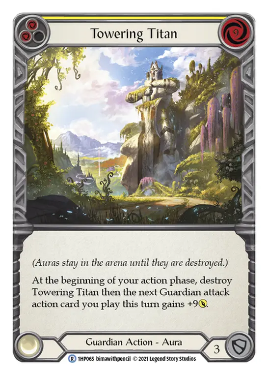 Towering Titan card image, pitch 2