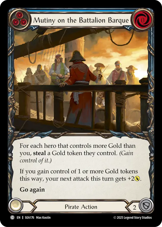 Mutiny on the Battalion Barque card image, pitch 3
