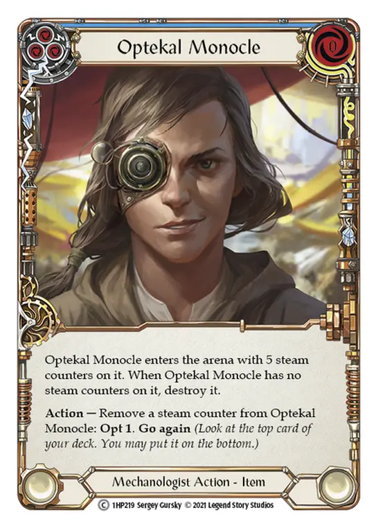 Optekal Monocle card image, pitch 3