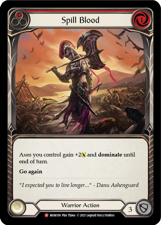 Spill Blood card image, pitch 1