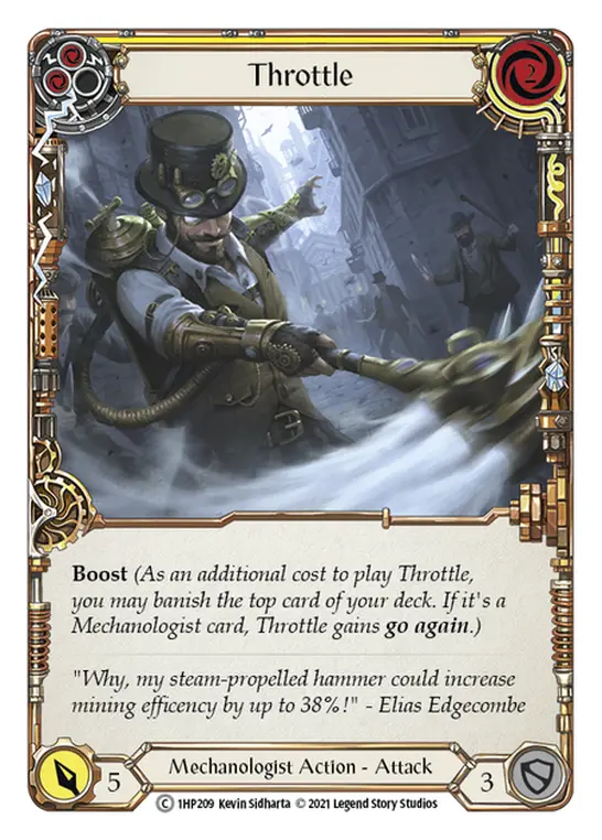 Throttle card image, pitch 2
