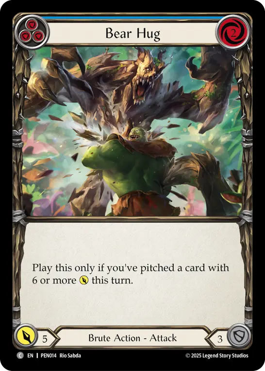 Bear Hug card image, pitch 3