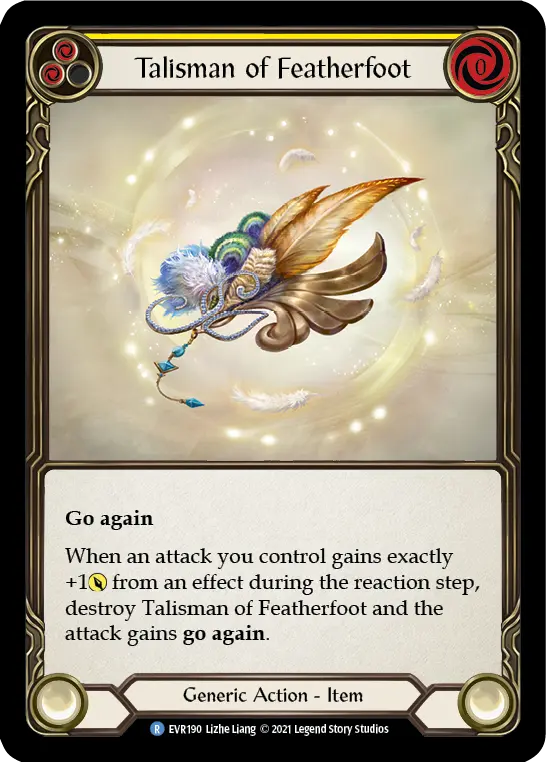 Talisman of Featherfoot card image, pitch 2