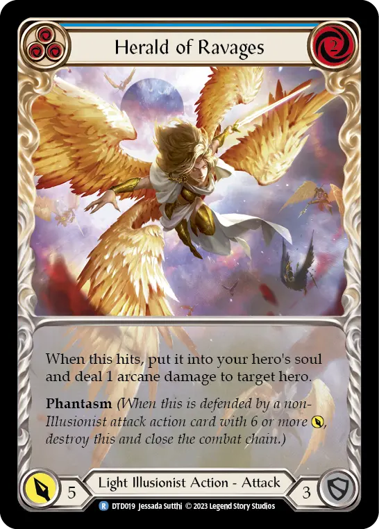 Herald of Ravages card image, pitch 3