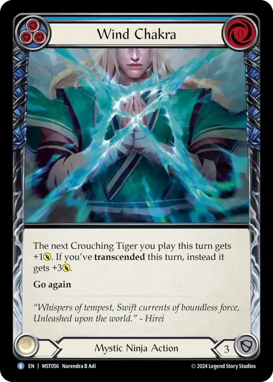 Wind Chakra card image, pitch 3