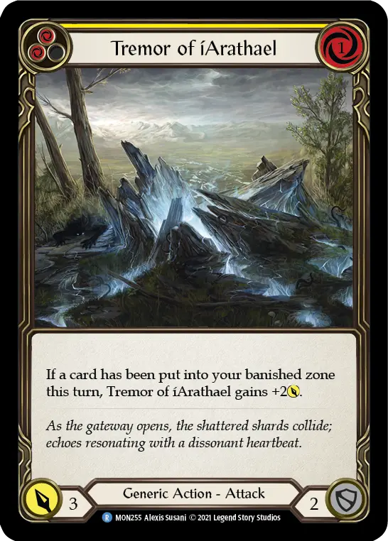 Tremor of i'Arathael card image, pitch 2