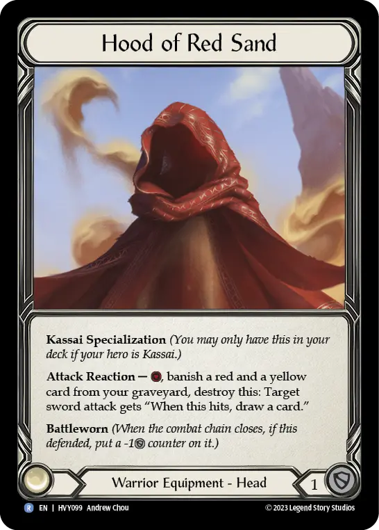Hood of Red Sand card image