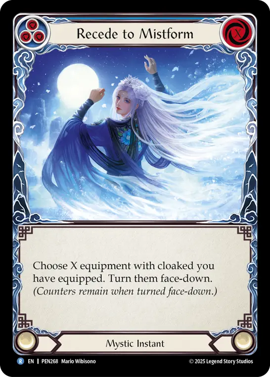 Recede to Mistform card image, pitch 3