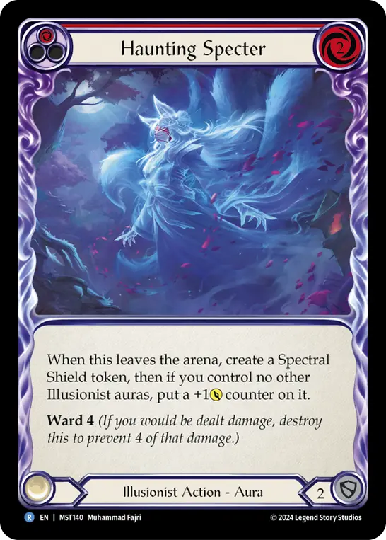 Haunting Specter card image, pitch 1