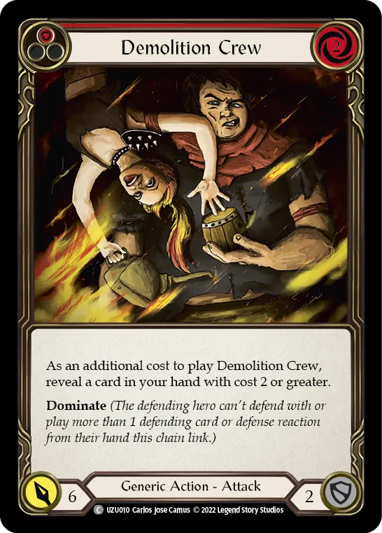 Demolition Crew card image, pitch 1