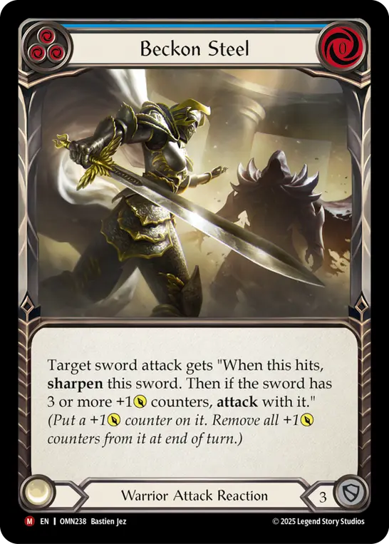 Beckon Steel card image, pitch 3