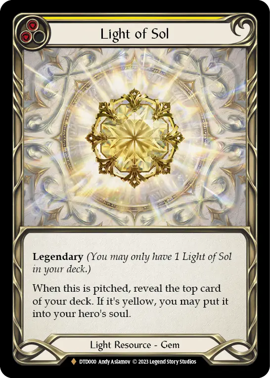 Light of Sol card image, pitch 2