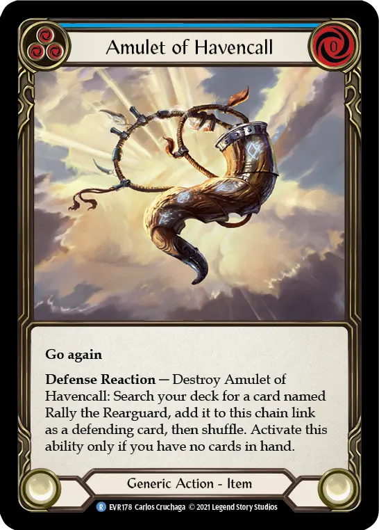 Amulet of Havencall card image, pitch 3