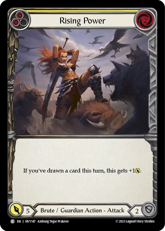 Rising Power card image, pitch 2