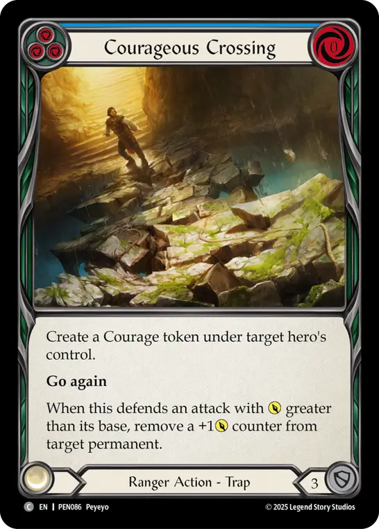 Courageous Crossing card image, pitch 3