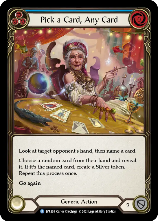 Pick a Card, Any Card card image, pitch 3