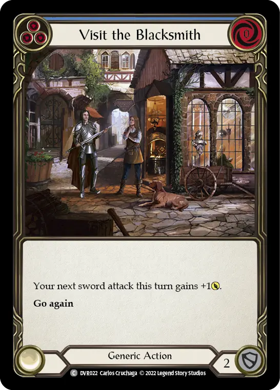Visit the Blacksmith card image, pitch 3