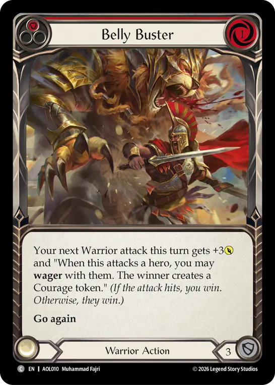 Belly Buster card image, pitch 1