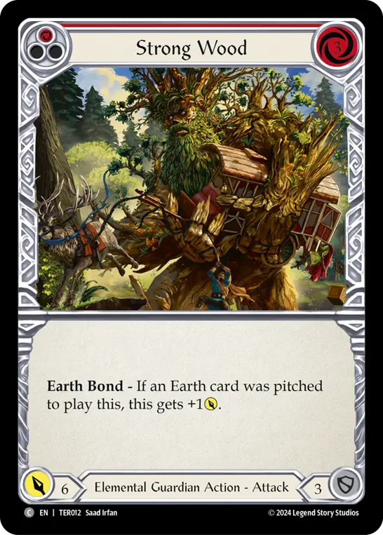 Strong Wood card image, pitch 1
