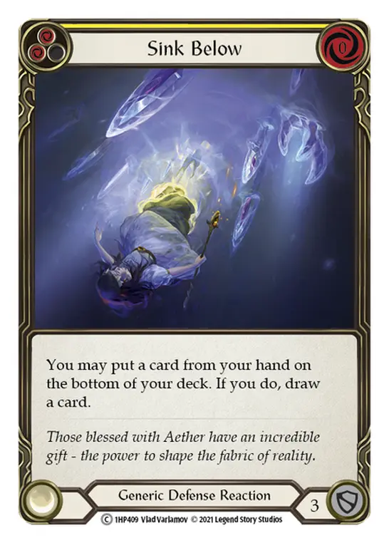 Sink Below card image, pitch 2
