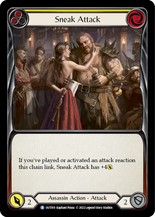 Sneak Attack card image, pitch 2
