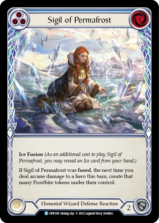 Sigil of Permafrost card image, pitch 3