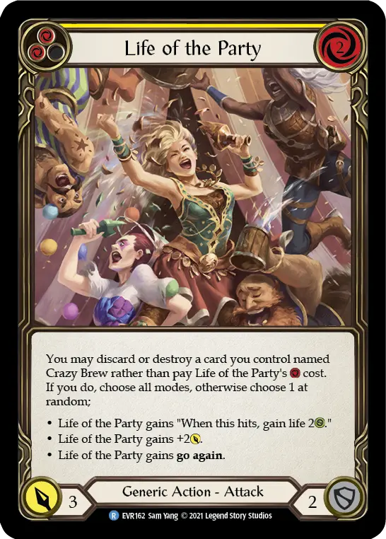 Life of the Party card image, pitch 2