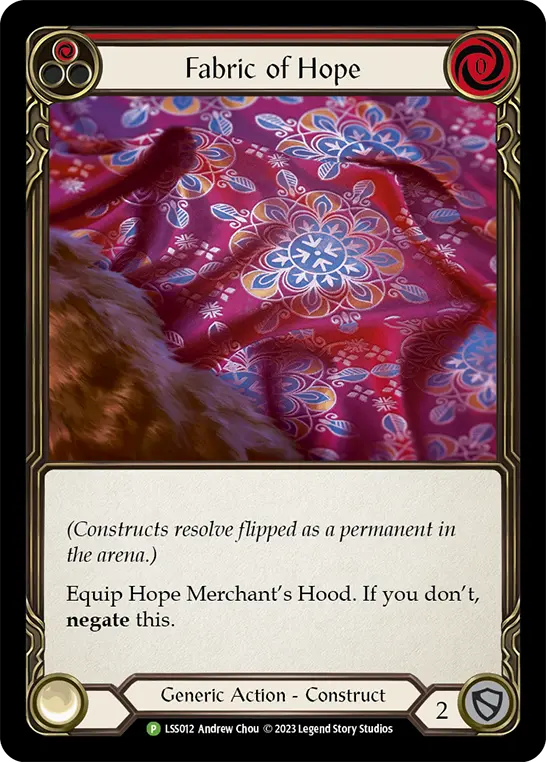 Fabric of Hope card image, pitch 1
