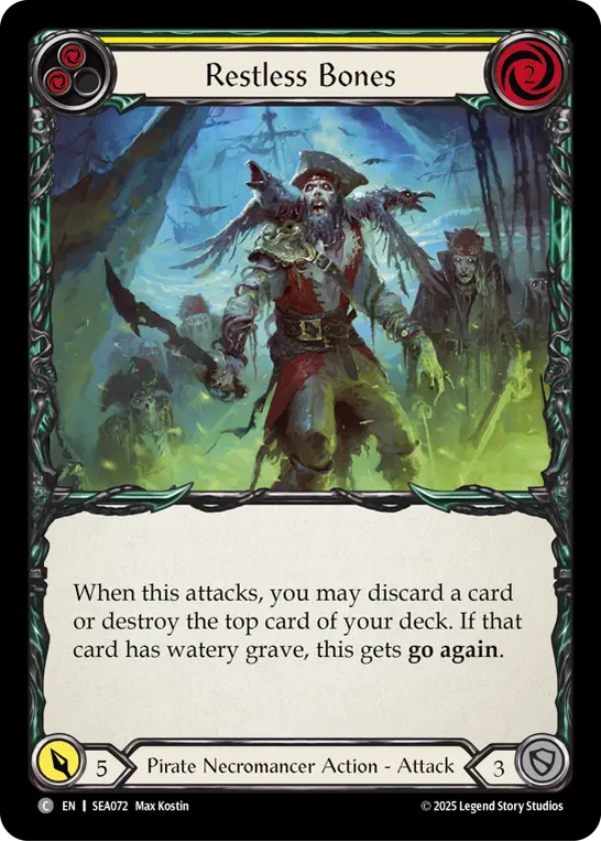 Restless Bones card image, pitch 2