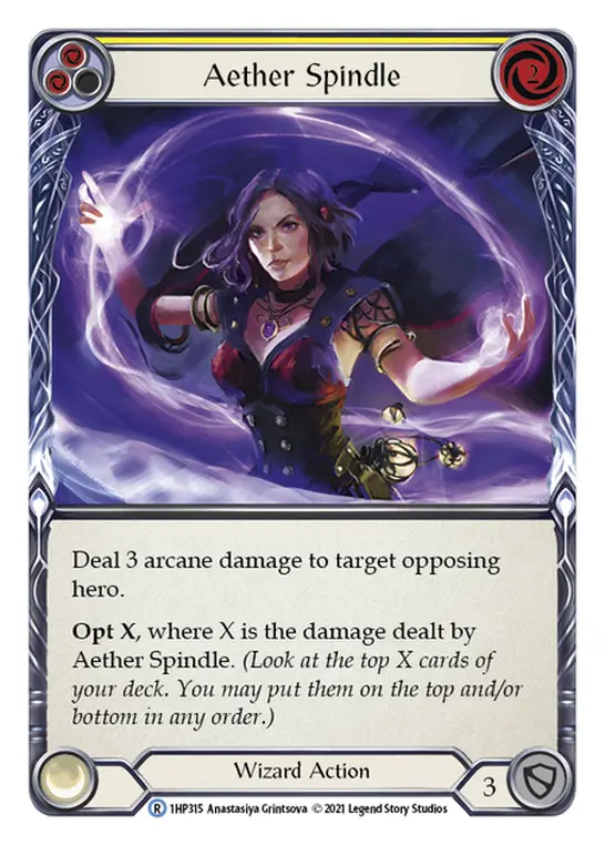 Aether Spindle card image, pitch 2