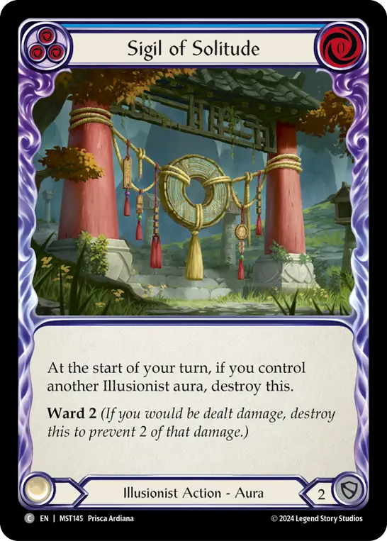 Sigil of Solitude card image, pitch 3