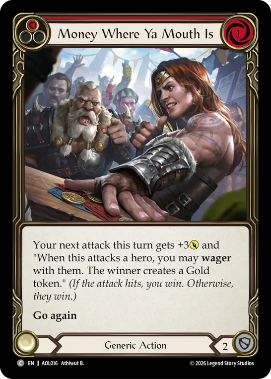 Money Where Ya Mouth Is card image, pitch 1