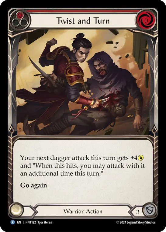 Twist and Turn card image, pitch 1