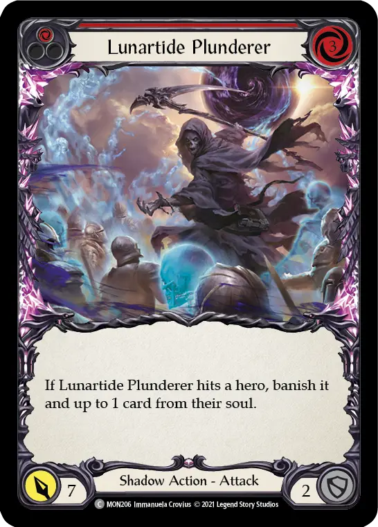 Lunartide Plunderer card image, pitch 1