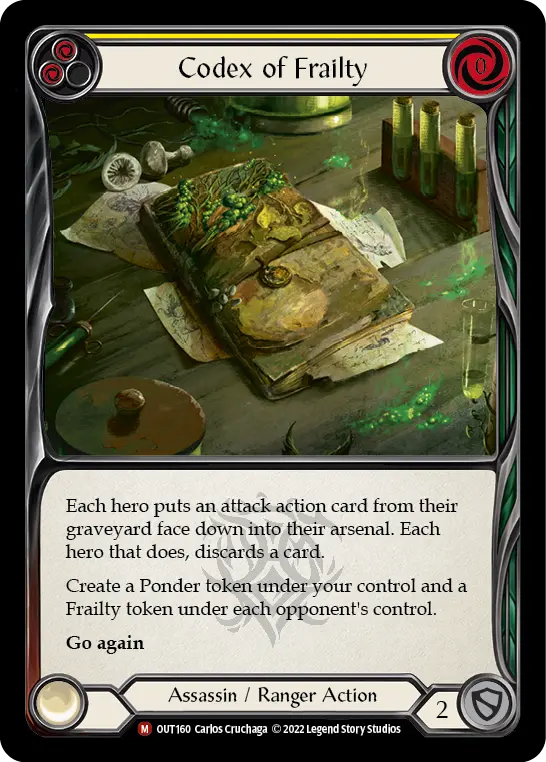 Codex of Frailty card image, pitch 2