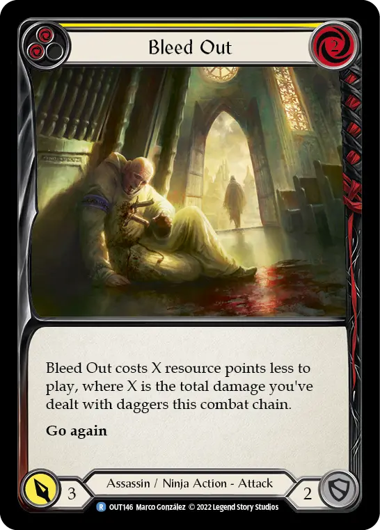 Bleed Out card image, pitch 2
