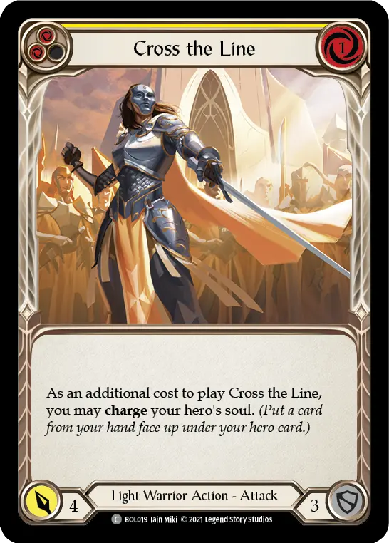 Cross the Line card image, pitch 2